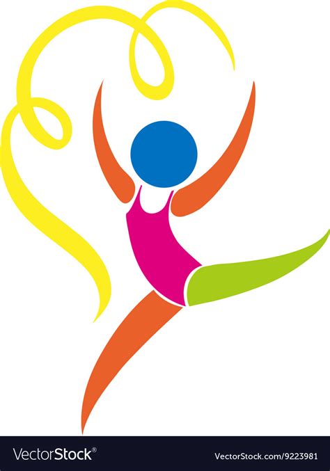 Gymnastics Logo Gymnastics Logo Royalty Free Cliparts Vectors And