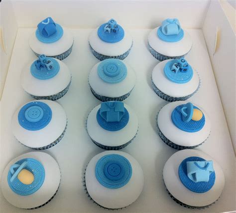 Give your baby shower dessert a theme. Something for Cake: Baby Blue Cupcakes