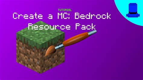 Tutorial New Create A Minecraft Bedrock Resource Pack Read Desc