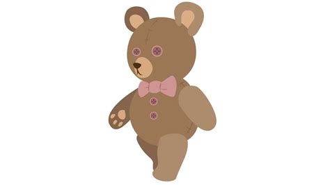 Teddy Bear Walk Animation Youtube