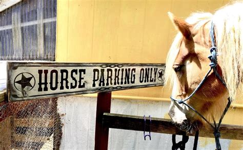 Farm And Ranchhorse Parking Only Sign Horses Horse Farms