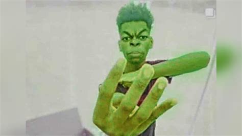 Beast Boy Guy Holding Up Four Fingers Image Gallery Sorted By Score