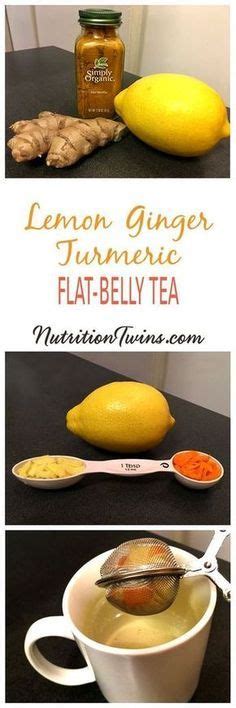 Lemon Ginger Turmeric Detox Tea Flush Bloat Restore Normal