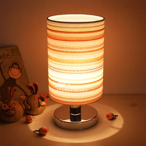 Small Table Lamps Modern Living Room Fabric Shade E27 Decorative