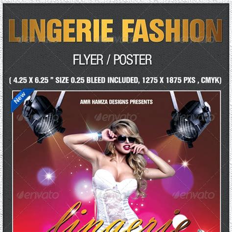 Lingerie Flyer Graphics Designs And Templates From Graphicriver