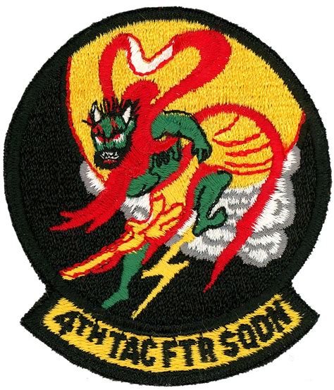 4th Tactical Fighter Squadron Flightline Insignia