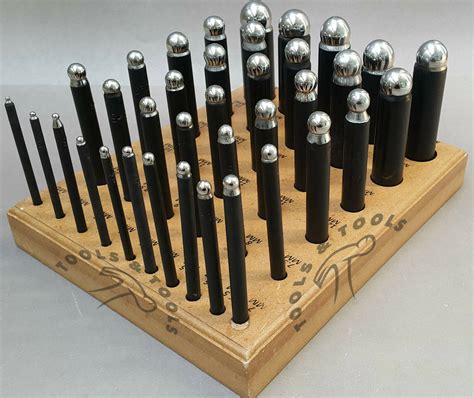 36 X Quality Dapping Steel Punch Set Making Shaping Jewellry With
