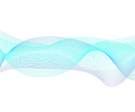 Blue Wavy Lines On White Background Freevectors