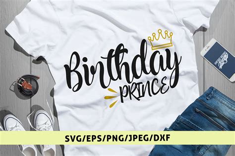 Download Birthday Prince Svg Cut File By CoralCuts | TheHungryJPEG.com