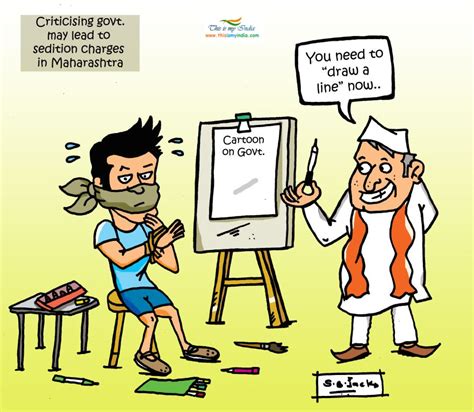Toon On Criticising Govt May Lead To Sedition Charges In Maharashtra