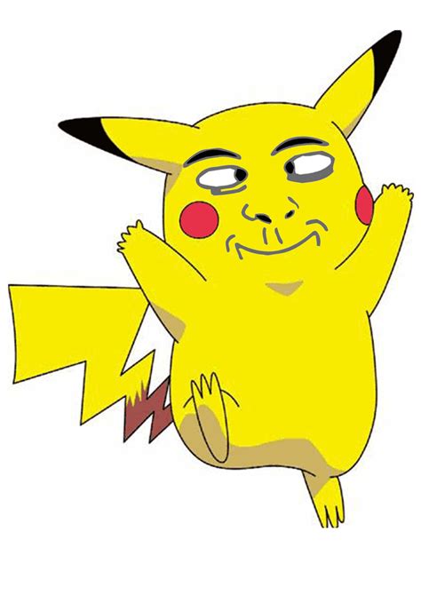 Pikachu Derp Face Meme By Justcallmethedoctor On Deviantart