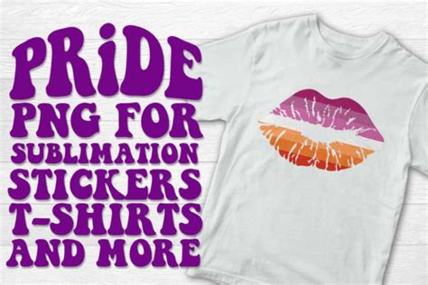 Lesbian Pride Lips Lgbtq Sublimation Graphic By Thedigitaldeli