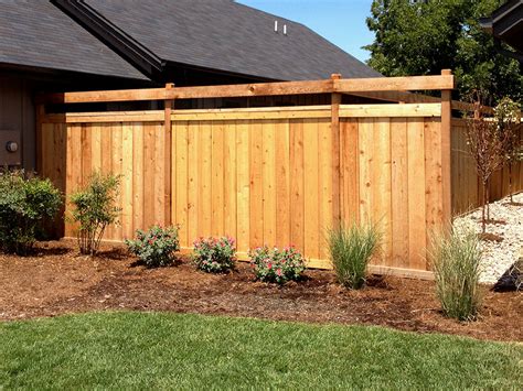 When dad knocked over the fence with a backhoe, i tried a new fence post mix product that expands as it dries. Cap and Trim Fences - Reddi Fence