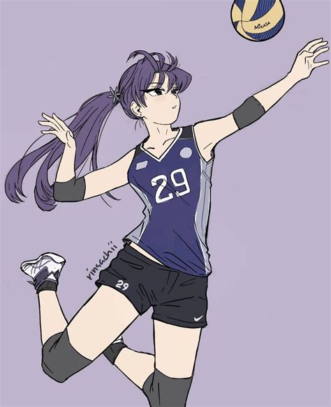 Volleyball Drawing Volleyball Poses Volleyball Outfits Volleyball Anime Anime Neko Haikyuu