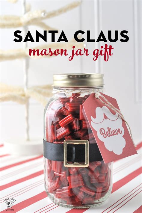Maybe you would like to learn more about one of these? Santa Mason Jar Christmas Gift Ideas & Christmas Tags