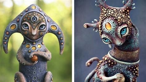 Maryana Kopylova Cute Mythical Creatures Brings Fantasy