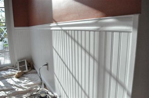 The inside and outside corners will need to be mitered. Sealants Direct Paint Blog • How to Install Beadboard ...