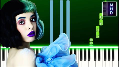 Melanie Martinez Teddy Bear Piano Tutorial Easy Youtube