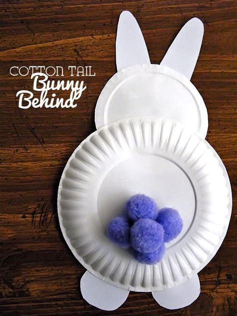 Cotton Tail Bunny Behinds Easter Craft Kid Things Easter Crafts