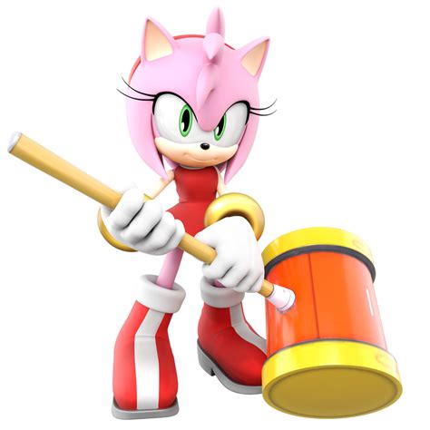 Amy Rose With Her Hammer Rander By Jaysonjeanchannel On Deviantart