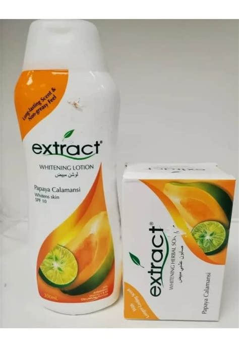 Extract Papaya Calamansi Whitening Lotion 200ml Extract Whitening