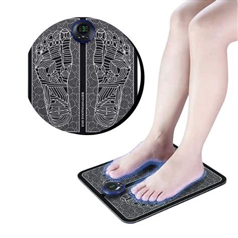Electric Foot Massage Mat Ems Acupuncture Massager Pad Rechargeable