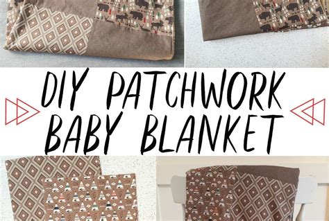 Diy Patchwork Baby Blanket 2 Hour Sewing Project Patchwork Baby