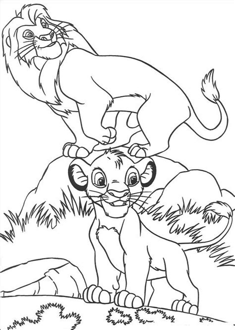 Free Printable Simba Coloring Pages For Kids