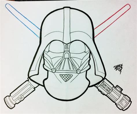 2 Ways To Draw Darth Vader Artofit