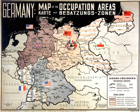 Germany after ww2 germany after ww2 by nipplenreep at infographic.tv we provide handpicked collection of the best infographics pintom hallinan on history | historical maps, imaginary maps, map within map of germany before and after ww2 german ist innen kritisch. Occupation Areas of Germany after 1945 Map - Germany • mappery