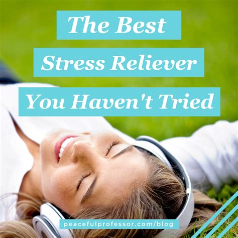 the best stress reliever you haven t tried the peaceful professor