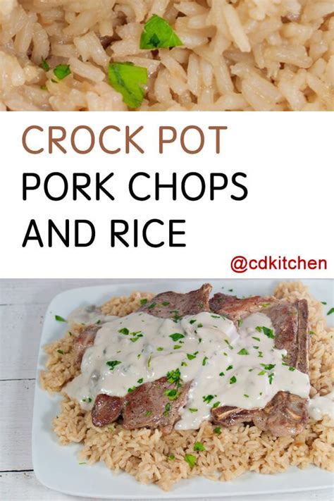Place in a large bowl, along with onions and ham; A creamy one-dish crock pot meal made with pork chops ...