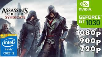 Assassin S Creed Syndicate Nvidia GT 1030 Core I3 6100 8GB RAM PC