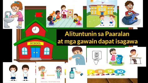 Alituntunin Sa Paaralan Worksheet