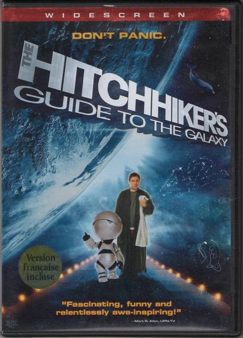 The Hitchhikers Guide To The Galaxy Widescreen Dvd Pg