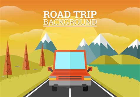 Road Trip Background Illustration Download Free Vectors