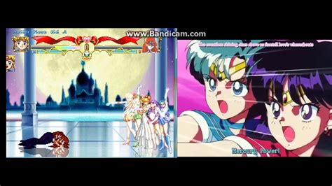 Sailor Moon Battle Comparisons Sailor Moon Vs Queen Beryl In Mugen And In Series YouTube