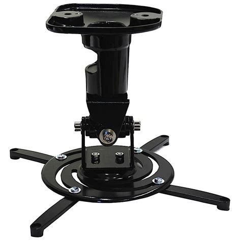 The mount is fabricated from steel to provide a sturdy support for loads of up to 40 pounds. Arrowmounts Universal Ceiling Projector Mount | Wayfair