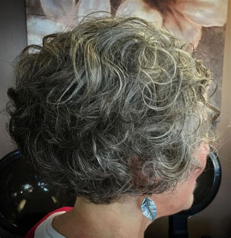 60 Gorgeous Gray Hair Styles Grey Curly Hair Short Curly Hairstyles