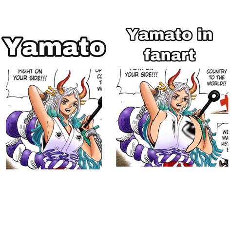 Yamato Fan Art Said Booba Before Everything R MemePiece