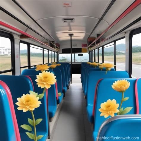 Anime Style Flower Swallowing A Bus Stable Diffusion Online