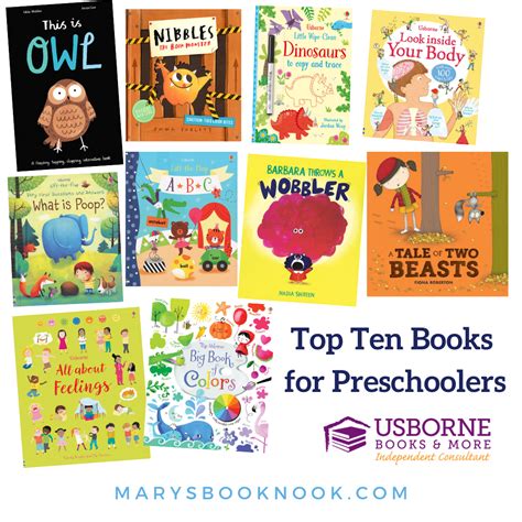 Top 10 Books For Preschoolers Marys Book Nook