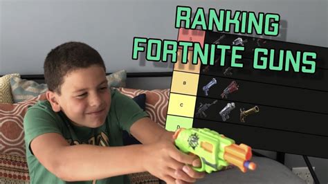 Ranking Every Gun In Fortnite Youtube