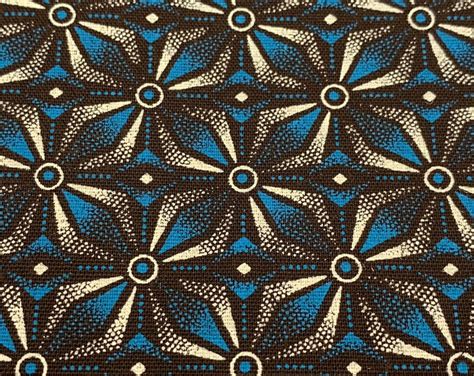 South African Shweshwe Fabric By The YARD Dagama 3 Cats Turquoise