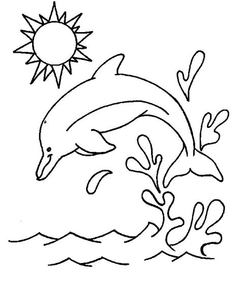 Free Printable Dolphin Coloring Pages For Kids