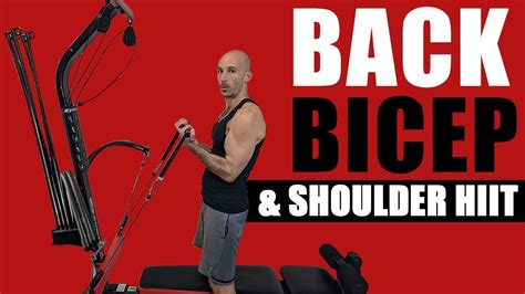 Bowflex Back Biceps And Shoulder Blaster 20 Min Hiit Workout With 9