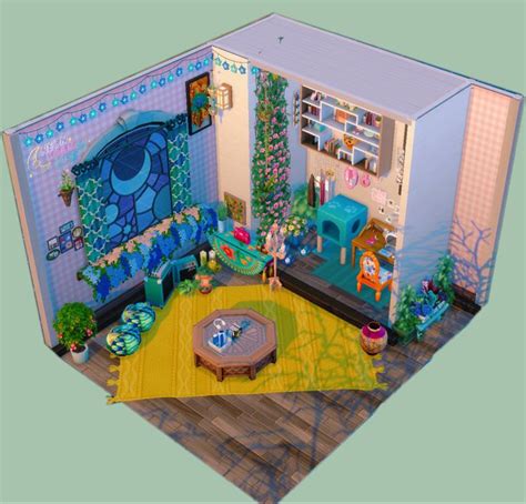 Sims 4 Dollhouse Room Симс Дом симсов Чертежи дома