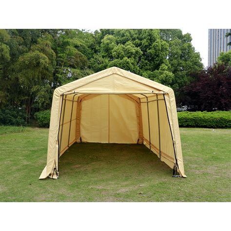 Walcut Outdoor 10x15x8ft Carport Canopy Tent Car Storage Shelter Garage