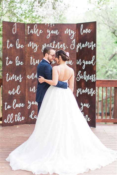 A Whimsical Wedding With The Coolest Ceremony Backdrop