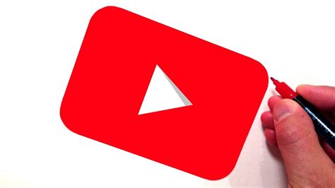 To finish up with the car related lessons, i will upload this symbol from another popular sports car known as the. How to Draw the Youtube App Button Logo - STEP BY STEP ...